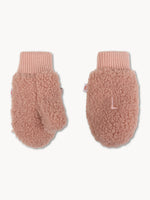 Teddy Mittens Powder Pink