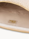 Teddy Laptop Pouch Cream