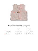 Teddy Gilet Crème