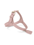 Harnais en cuir rose pour chien