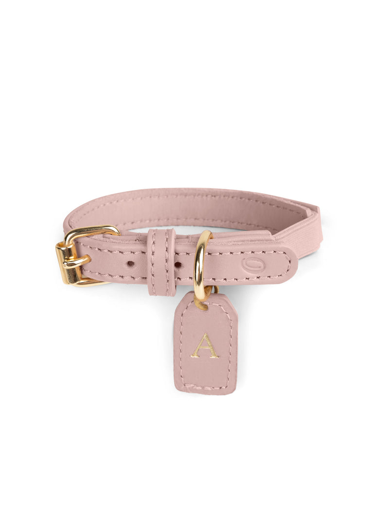 Cat Collar Leather Pink