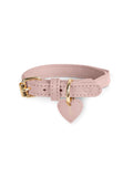 Katzenhalsband Leder Rosa