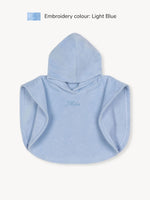 Poncho Babyblau