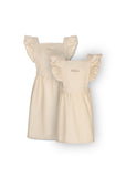 Family Baking Set Ruffle Beige