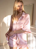 Pyjama Ruffle Vieux Rose