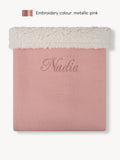 Teddy Blanket Old Pink
