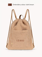 Teddy Gym Bag Beige