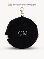 Monedero Peluche Negro