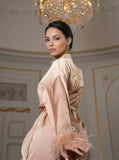 Kimono Plume Nude