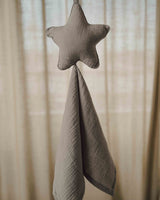Pacifier Cloth Star Grey