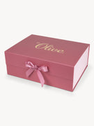 Waffle Badjas & Pouch Poeder roze