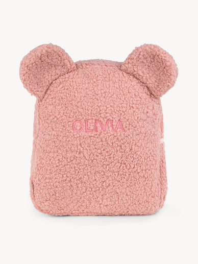 Rücksack Teddybär Puderrosa