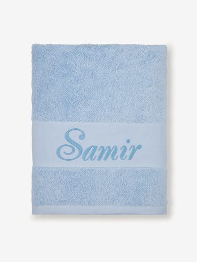 Bath Towel Small Baby Blue