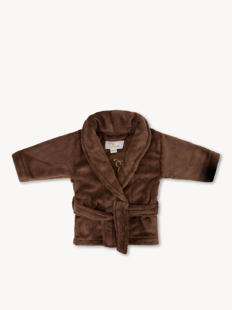 Kinderbademantel Chocolate Brown
