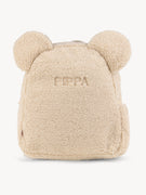 Sac à Dos Teddy en Peluche Crème