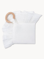 Hydrophilic Ruffle Pacifier Cloth White