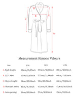 Kimono Velours Braun