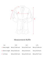 Ruffle Kimono Midnight Black