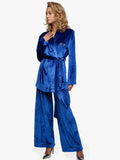 Pyjama Velvet Suit Cobalt Blue