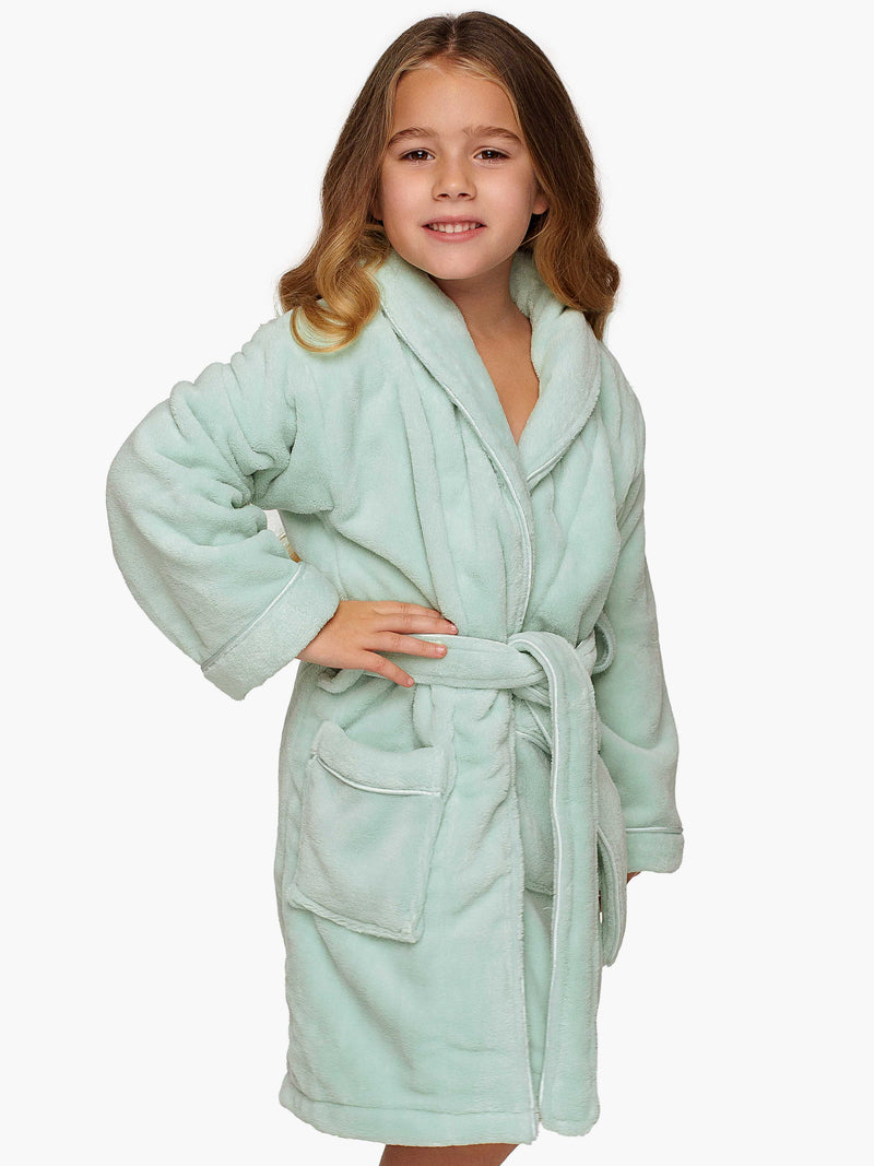 Deluxe Kinderbademantel Frosty Mint