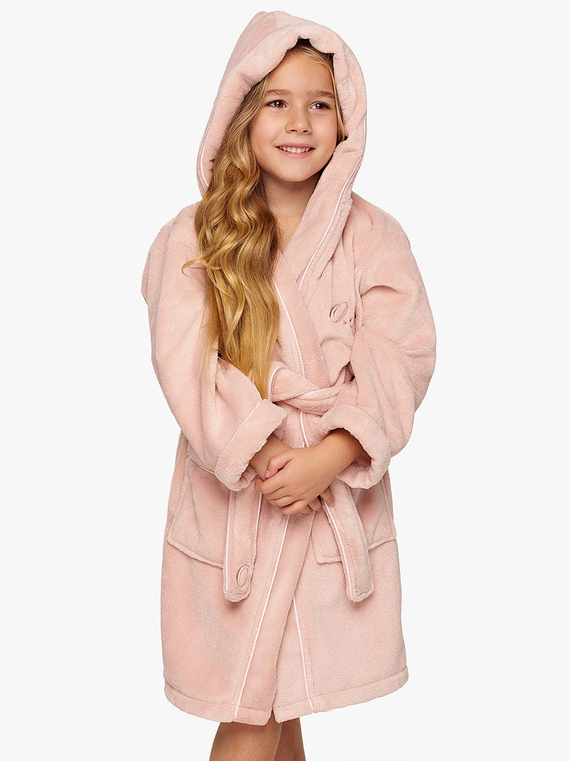 Peignoir à Capuche Orchid Pink