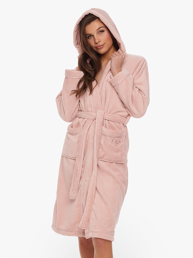 Peignoir à Capuche Orchid Pink