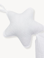Pacifier Cloth Star White