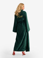 Robe Long Emerald Green